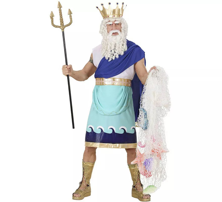 Translation missing: de.Disfraz de Dios Poseidón o Neptuno para hombre
