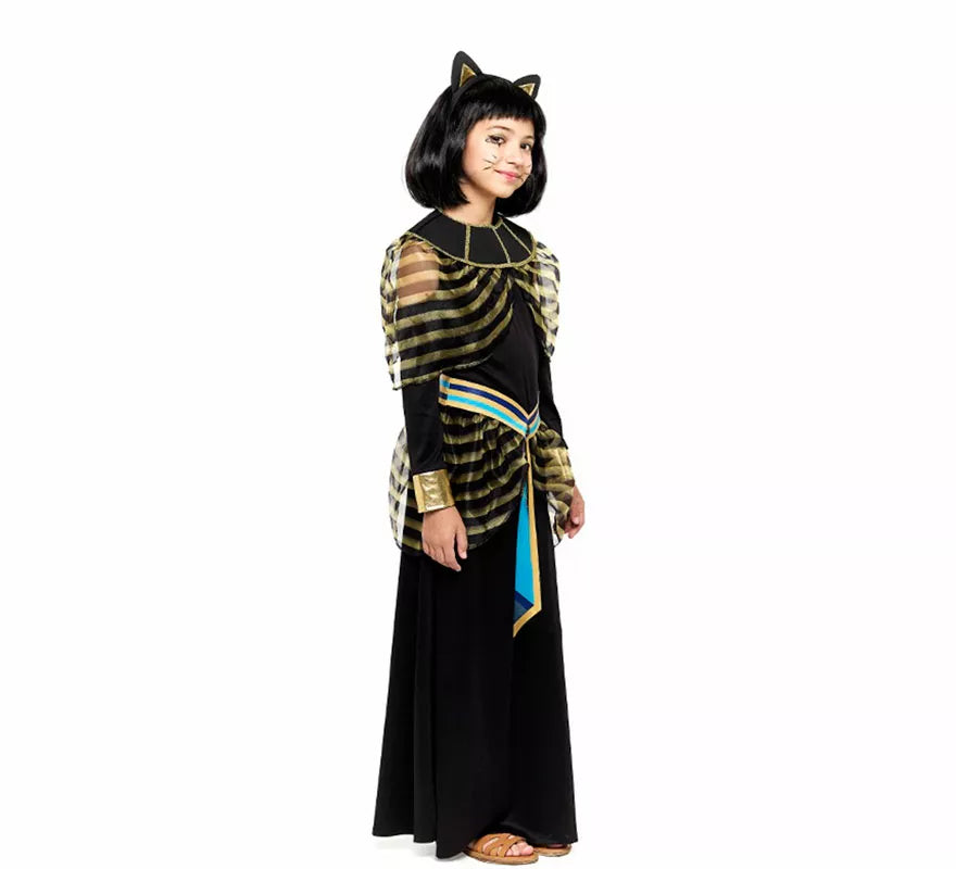 Translation missing: de.Disfraz de Diosa Bastet Egipcia para niña