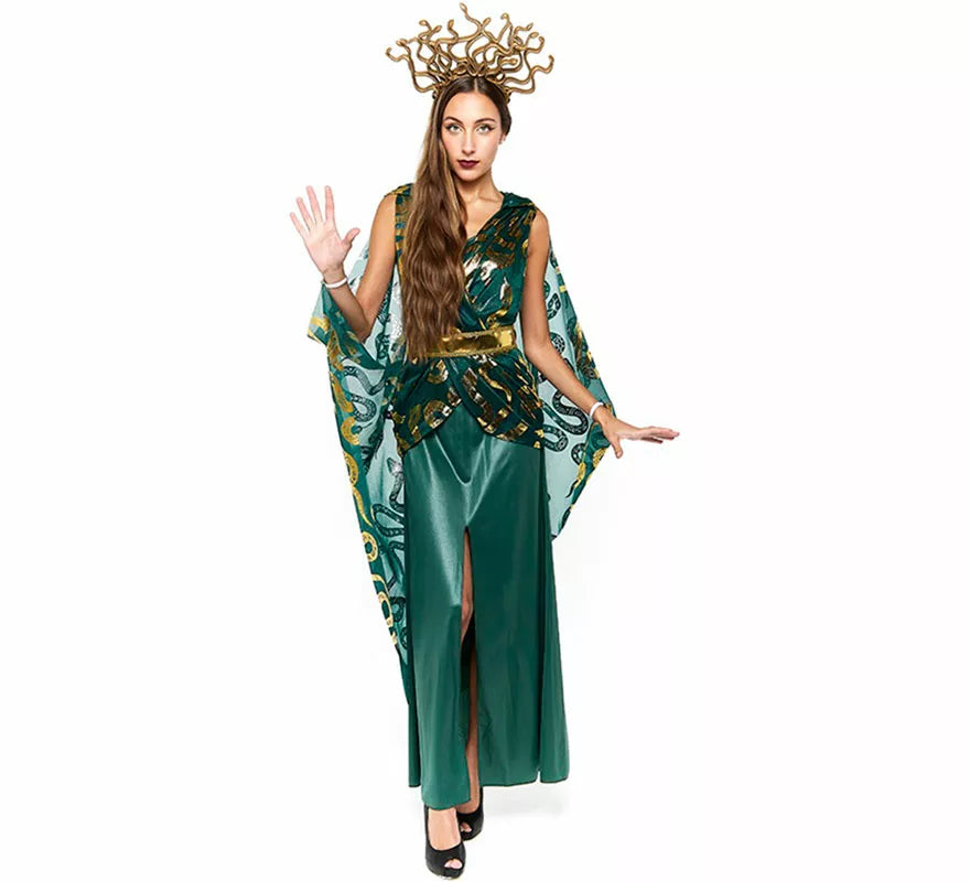 Translation missing: de.Disfraz de Diosa Griega Medusa para mujer