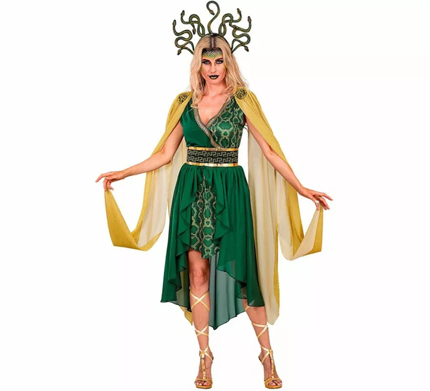 Translation missing: de.Disfraz de Diosa Griega Medusa para mujer