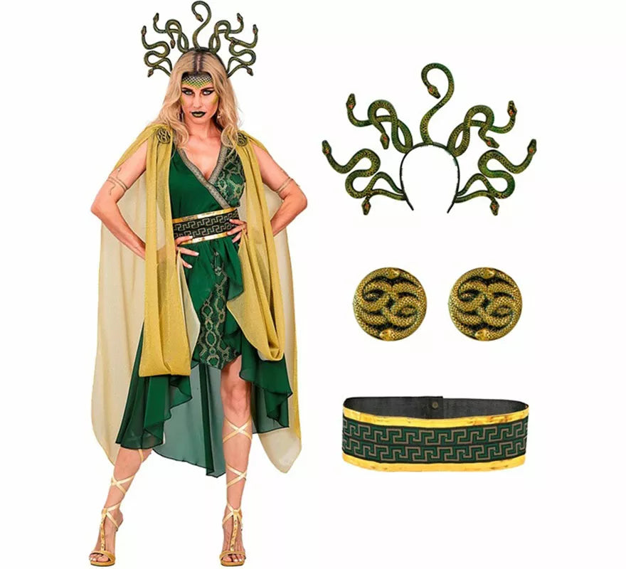 Translation missing: de.Disfraz de Diosa Griega Medusa para mujer