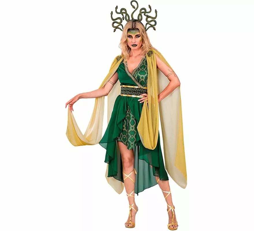 Translation missing: de.Disfraz de Diosa Griega Medusa para mujer