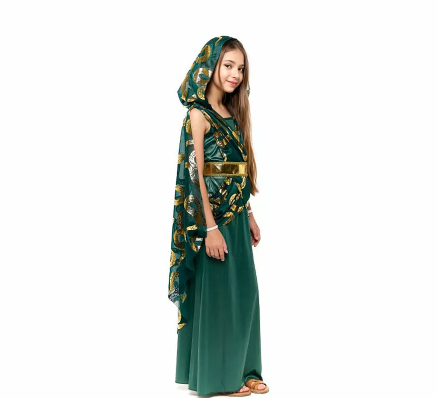 Disfraz de Diosa Griega Medusa para niña