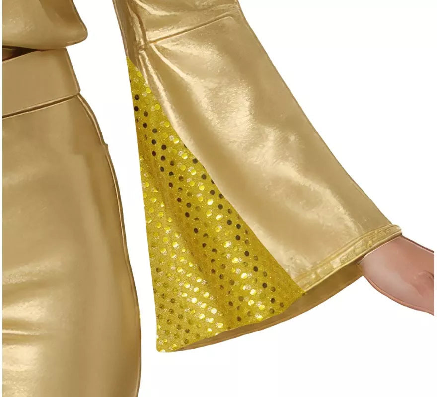 Translation missing: de.Disfraz de Disco dorado para mujer