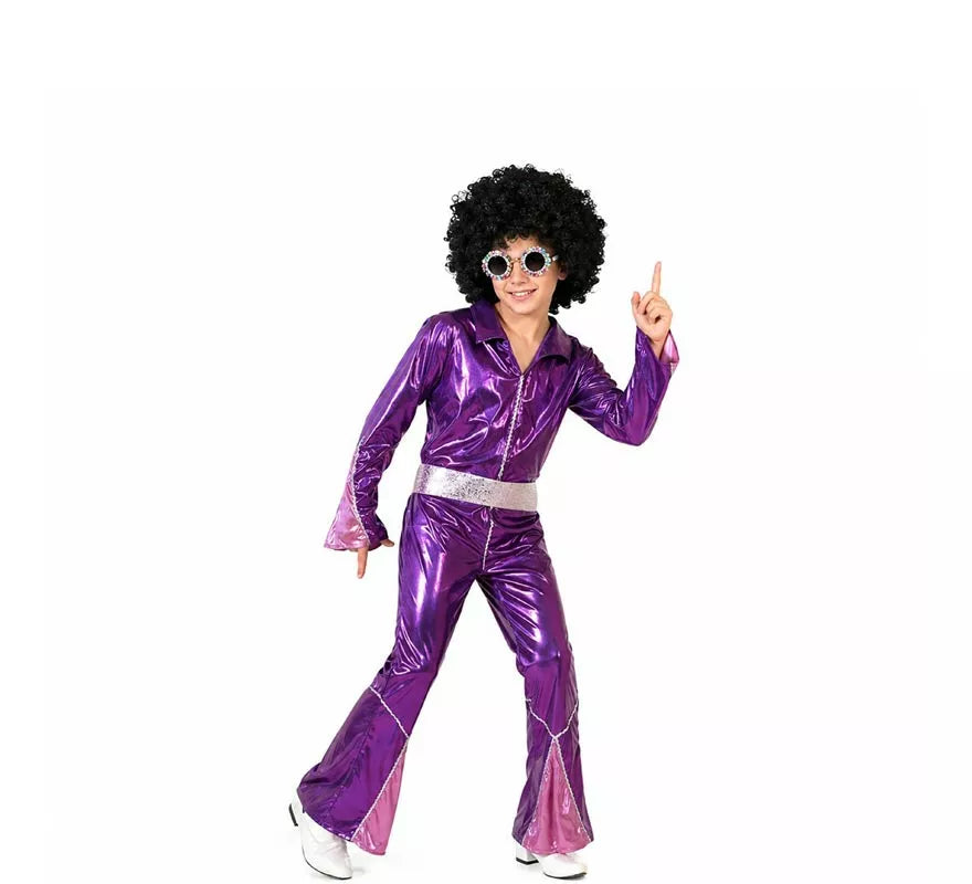 Translation missing: de.Disfraz de Disco Fucsia para hombre