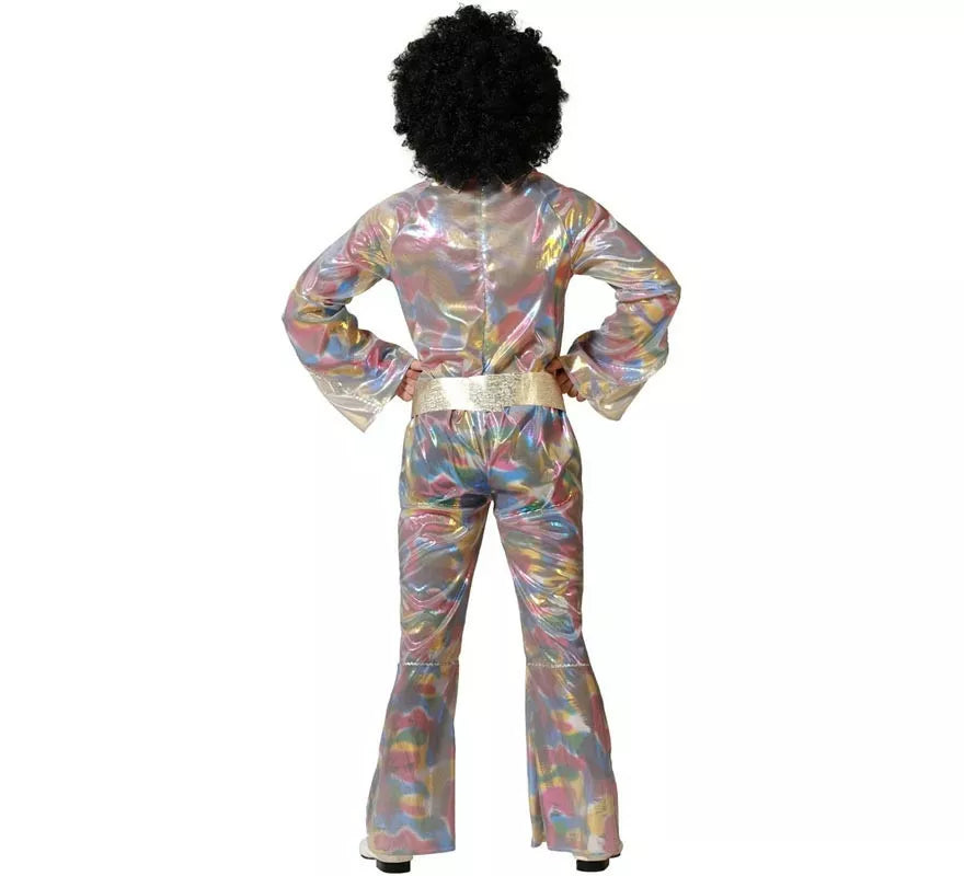 Translation missing: de.Disfraz de Disco multicolor para hombre