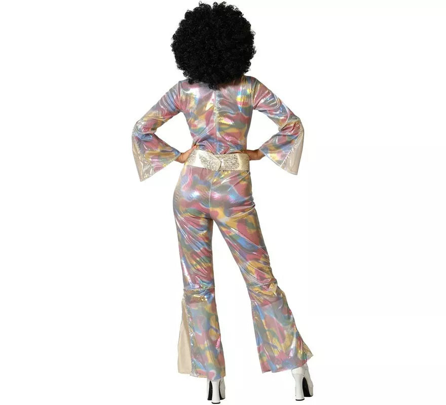 Translation missing: de.Disfraz de Disco multicolor para mujer