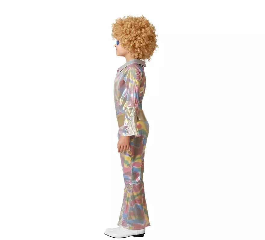 Disfraz de Disco multicolor para niños