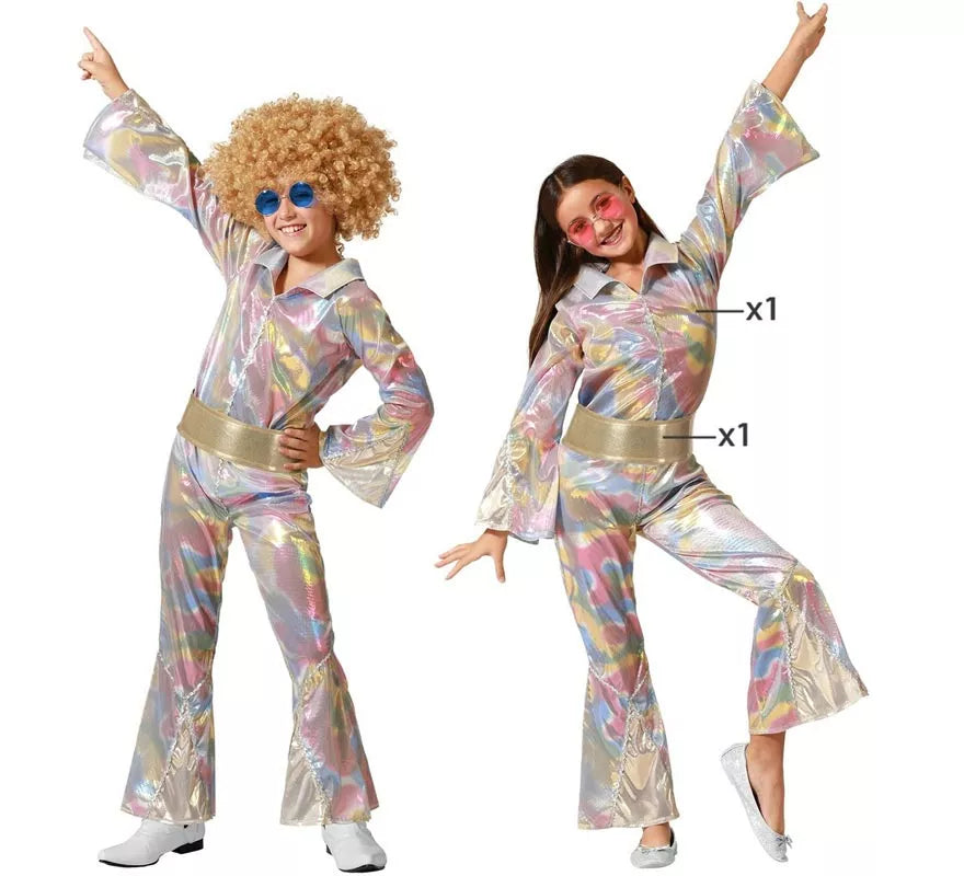 Translation missing: de.Disfraz de Disco multicolor para niños