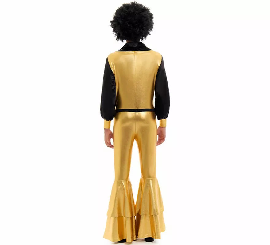 Translation missing: de.Disfraz de Disco oro para hombre
