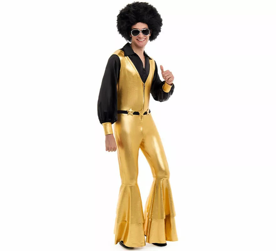 Translation missing: de.Disfraz de Disco oro para hombre
