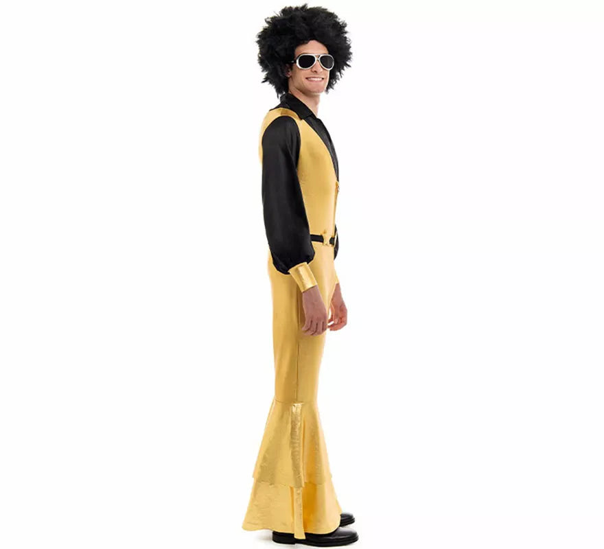 Translation missing: de.Disfraz de Disco oro para hombre