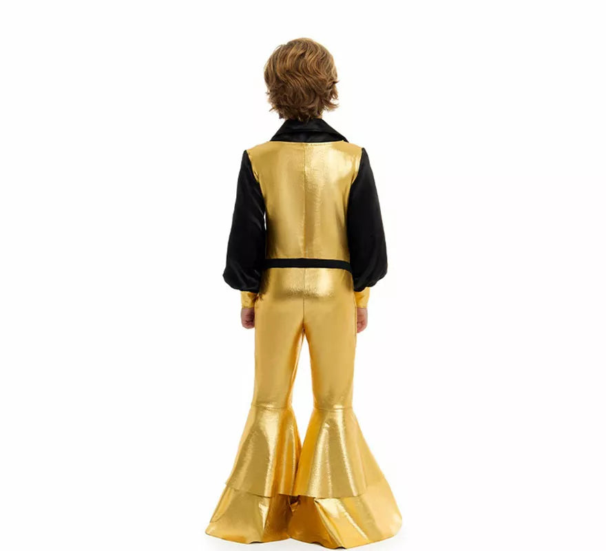Translation missing: de.Disfraz de Disco oro para niño