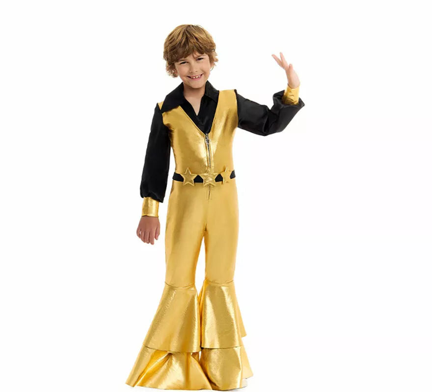 Translation missing: de.Disfraz de Disco oro para niño