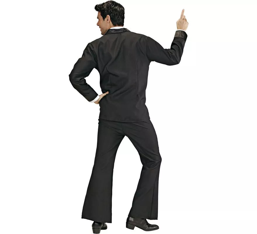 Disfraz de Disco Party negro para hombre