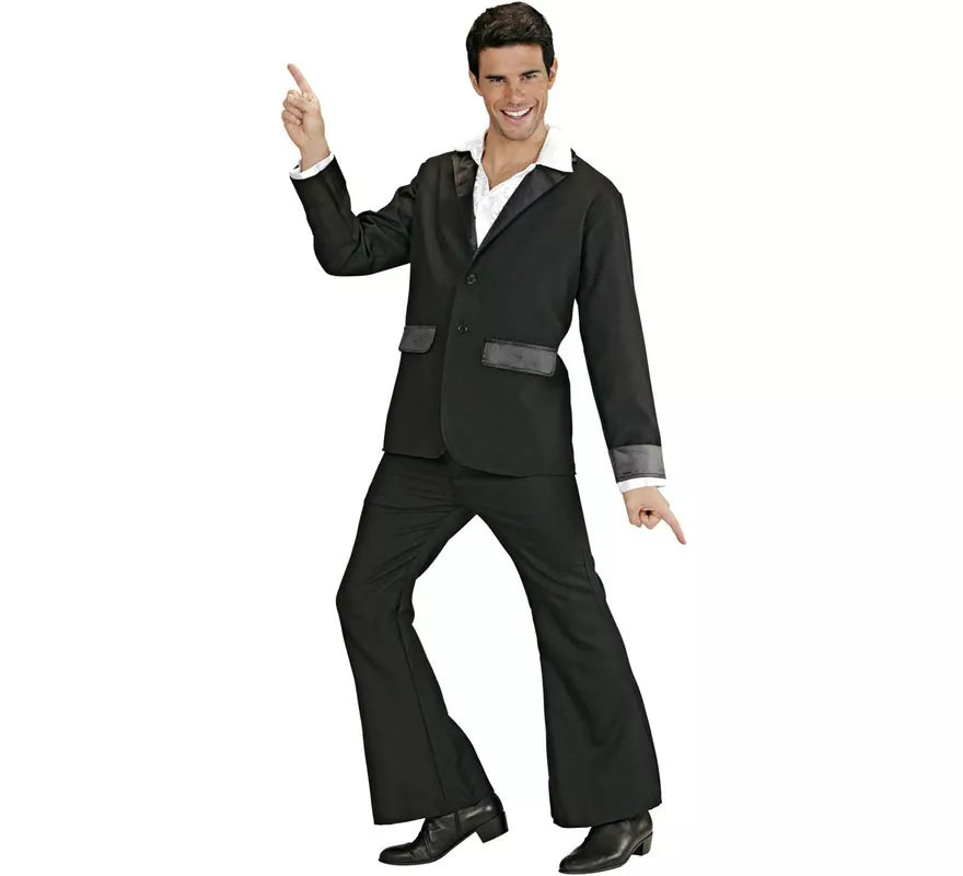 Translation missing: de.Disfraz de Disco Party negro para hombre