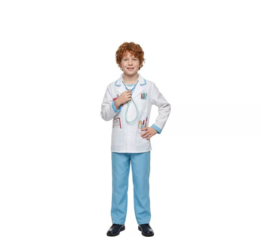 Translation missing: de.Disfraz de Doctor con identificación para niño