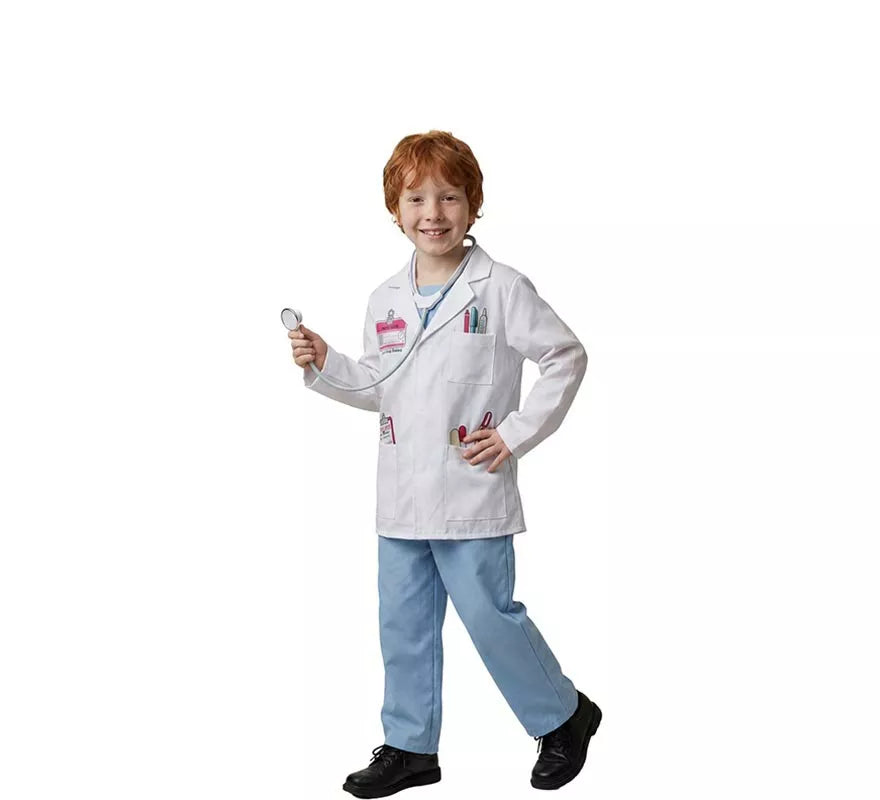 Translation missing: de.Disfraz de Doctor con identificación para niño