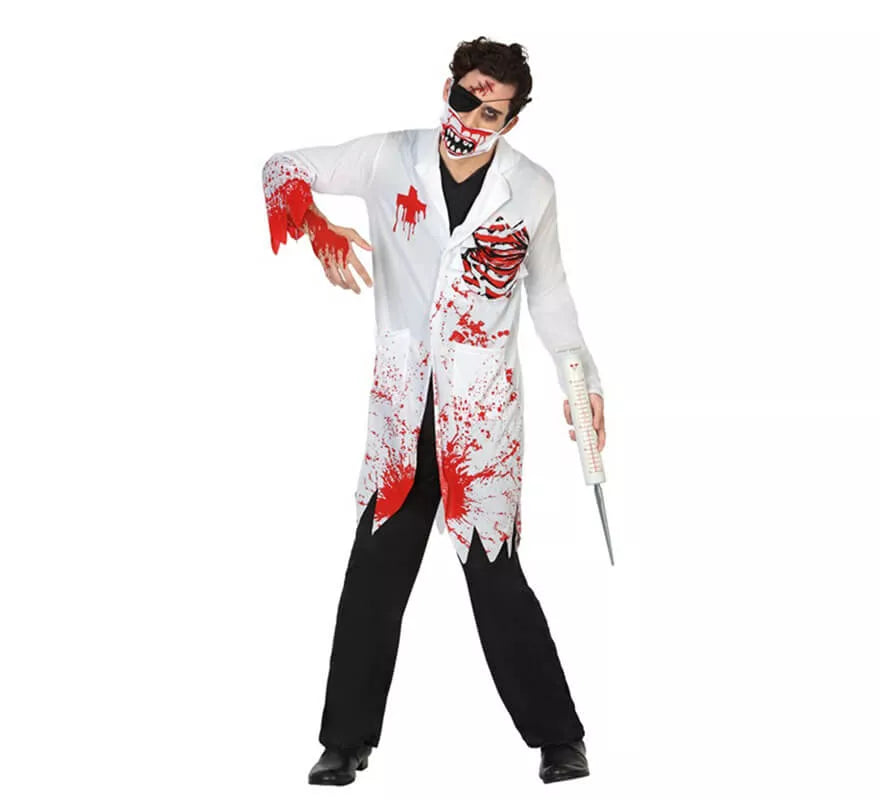 Translation missing: de.Disfraz de Doctor Sangriento para hombres para Halloween