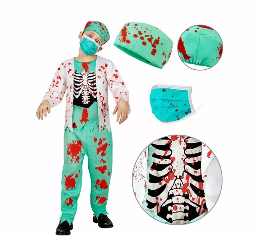 Translation missing: de.Disfraz de Doctor Zombie para niños