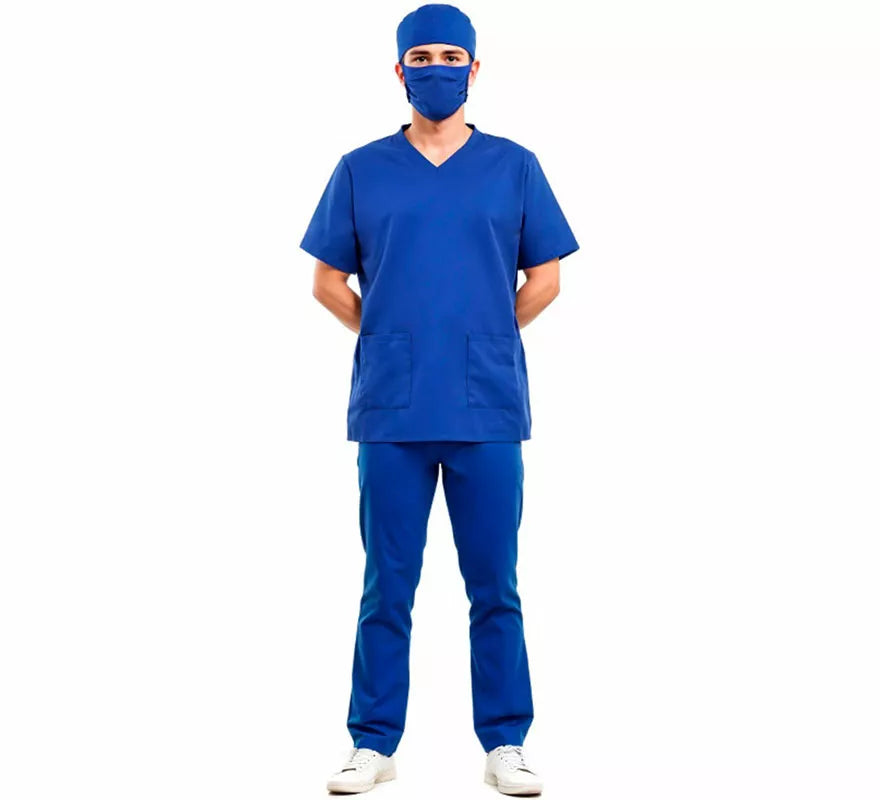 Disfraz de Doctora azul para adulto