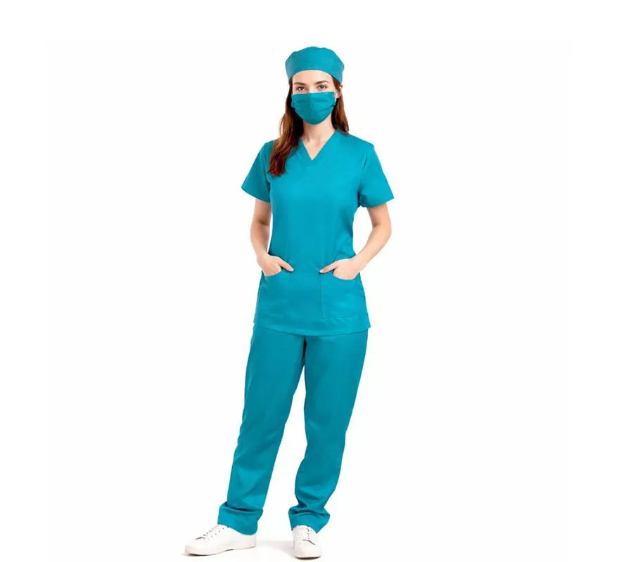 Translation missing: de.Disfraz de Doctora o Doctor verde para adulto