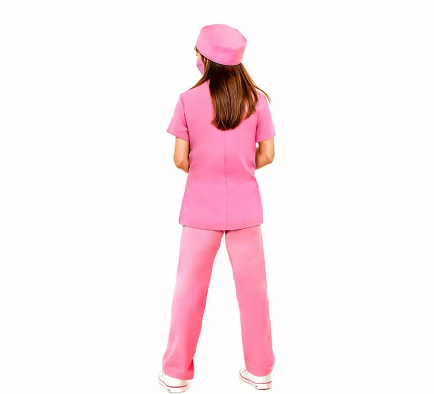Translation missing: de.Disfraz de Doctora rosa para niña