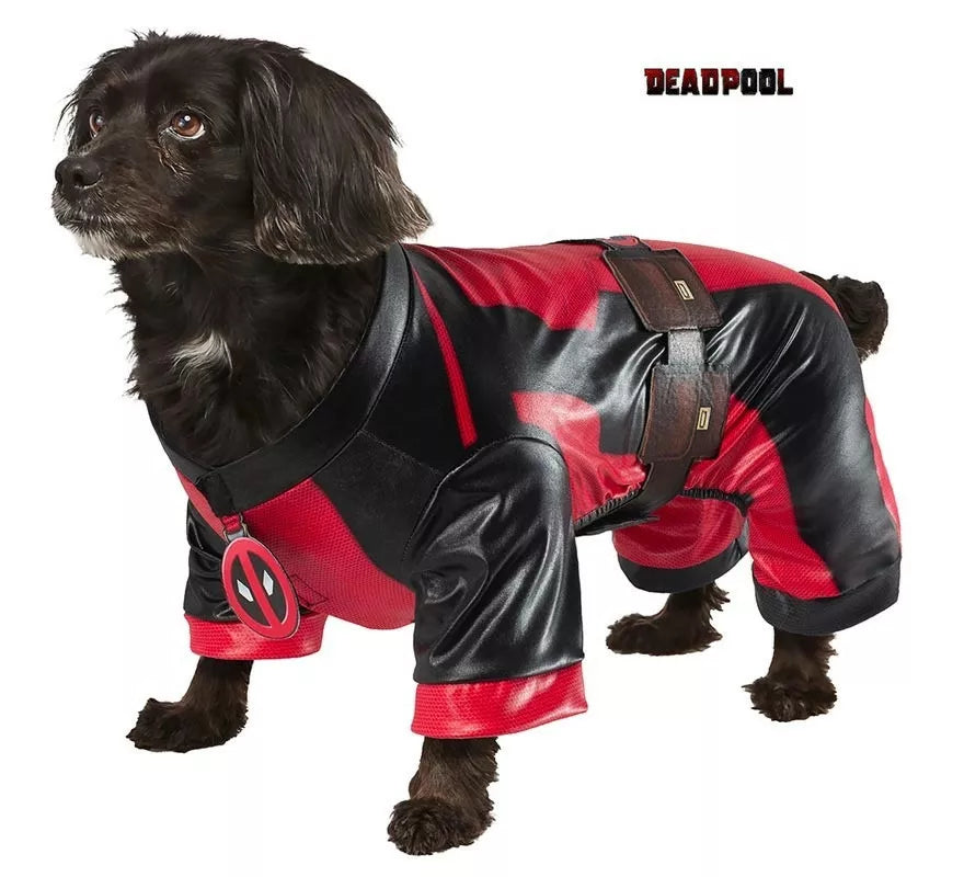 Translation missing: de.Disfraz de Dogpool clásico de Deadpool con cinturón para perro