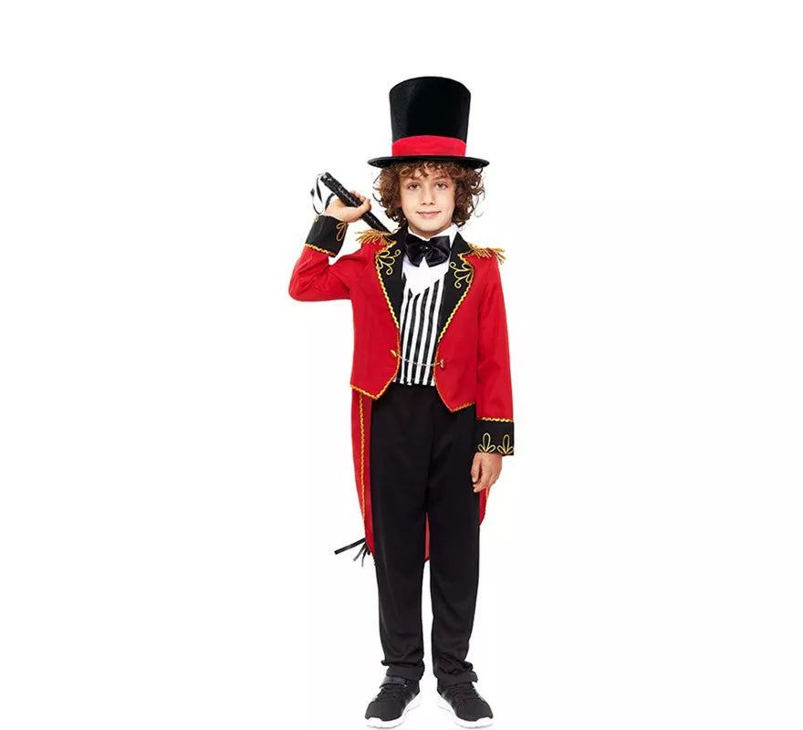 Translation missing: de.Disfraz de Domador Chaleco a rayas para niño