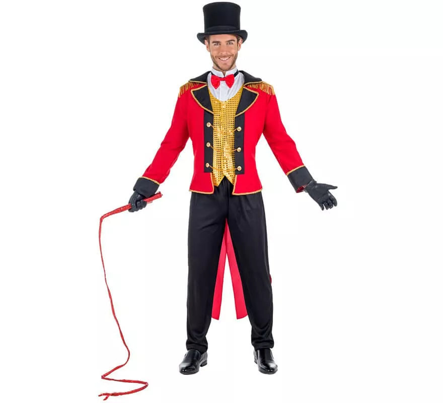 Translation missing: de.Disfraz de Domador Rojo para hombre