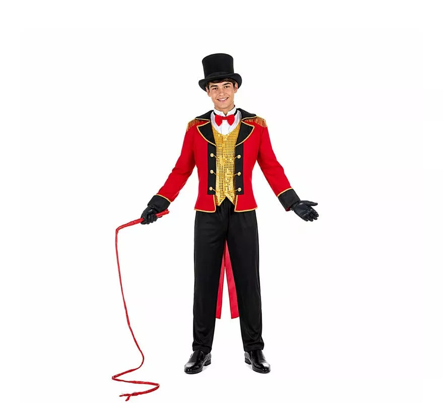 Translation missing: de.Disfraz de Domador Rojo para hombre