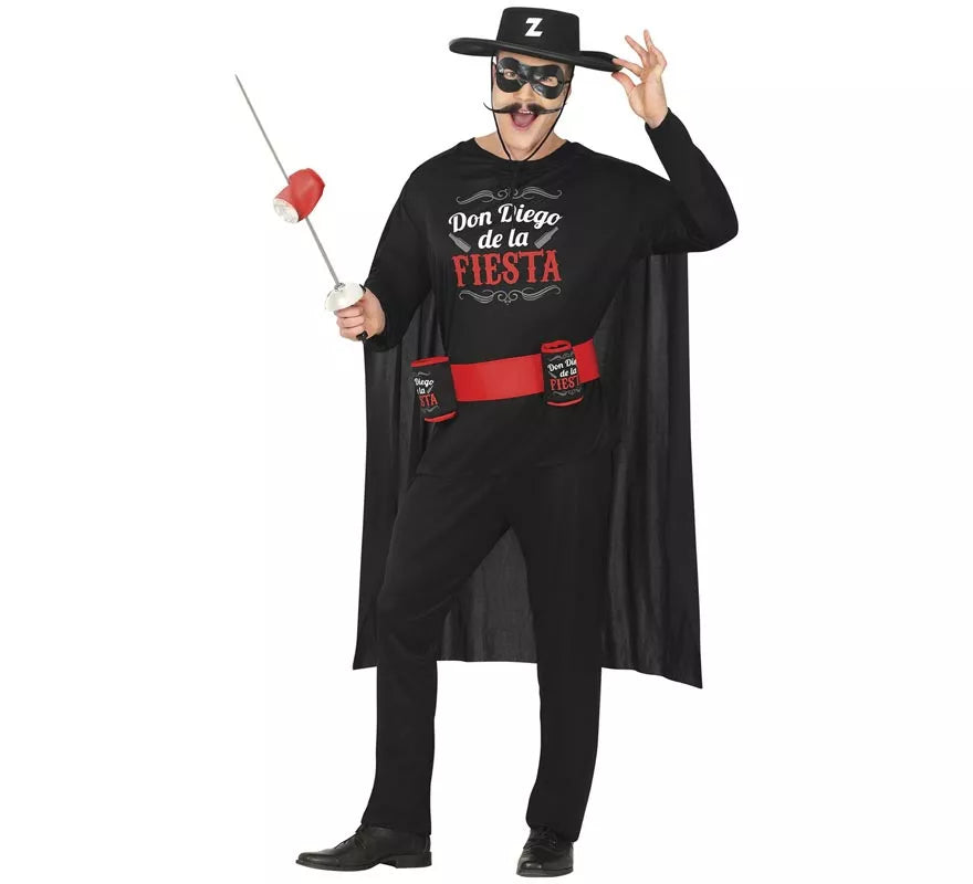 Translation missing: de.Disfraz de Don Diego de la Fiesta para hombre