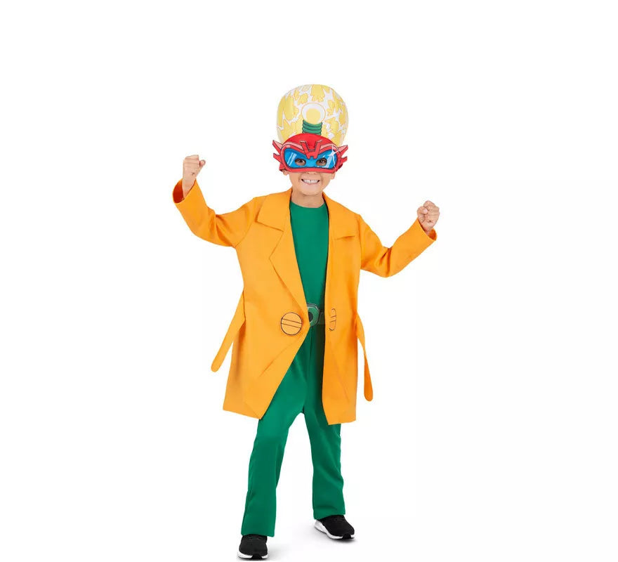 Translation missing: de.Disfraz de Dr. Volt de Superthings para niño