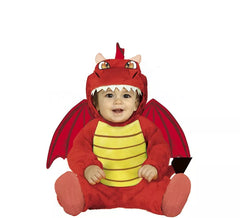 Roter Drache mit Flügelkostüm für Babys