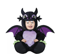 Schwarzes zartes Drachenkostüm für Babys