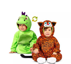 Wendbares Drachen-Tiger-Kostüm für Babys und Kinder