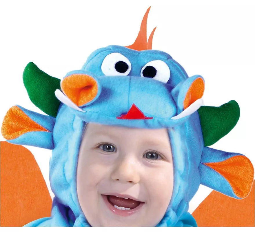 Translation missing: de.Disfraz de Dragoncito azul Baby para bebes