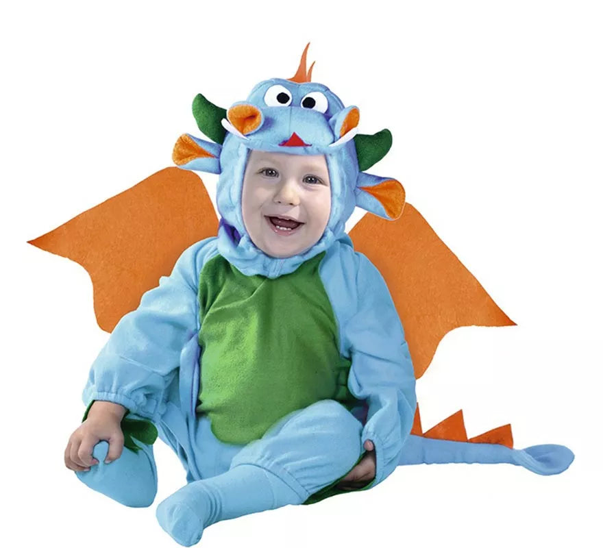 Translation missing: es.Disfraz de Dragoncito azul Baby para bebes