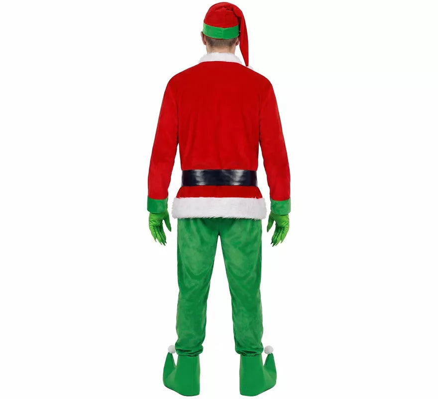 Translation missing: de.Disfraz de Duende Gruñón de la Navidad para hombre