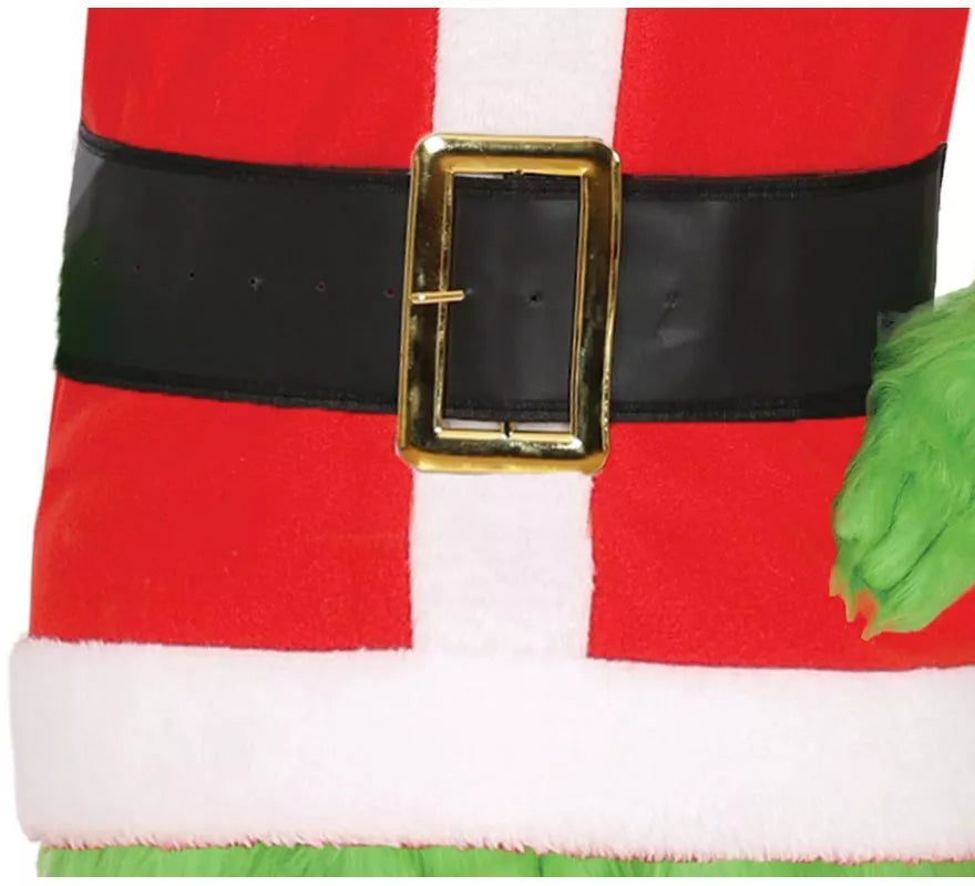 Translation missing: de.Disfraz de Duende Gruñón de Navidad verde para niño