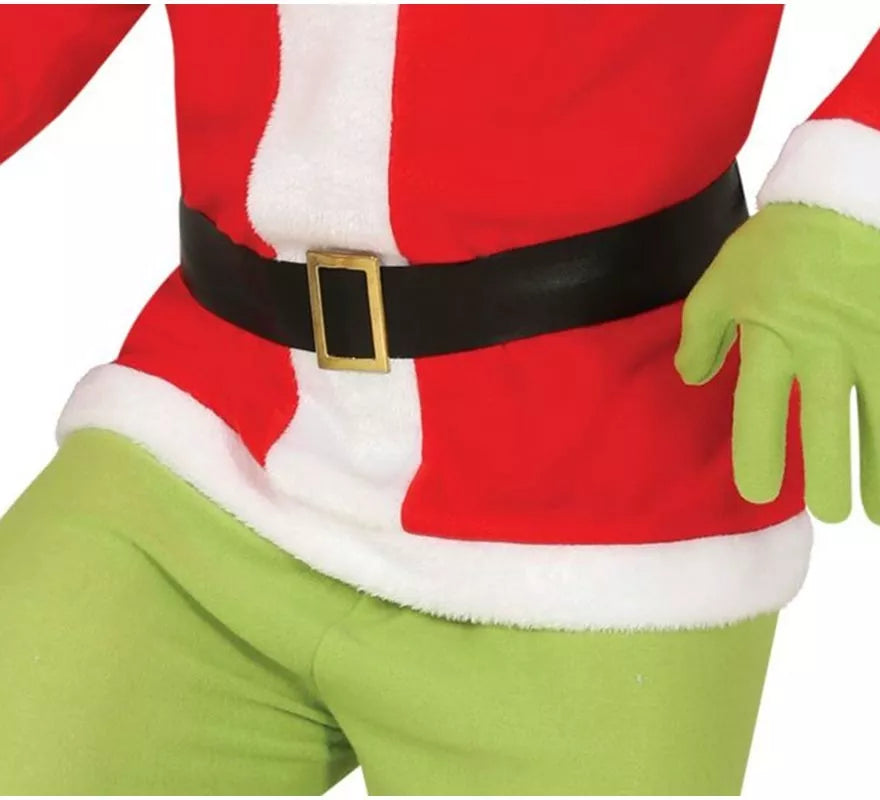 Translation missing: de.Disfraz de Duende Gruñón Navideño verde para hombre