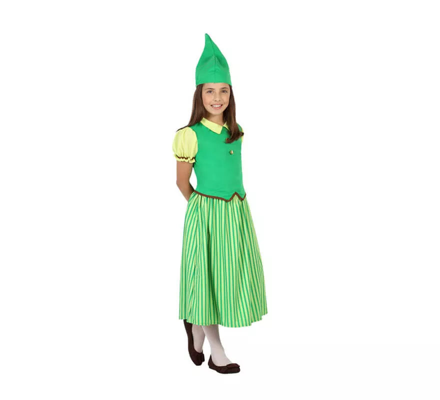 Translation missing: de.Disfraz de Duende verde Irlandesa para niña