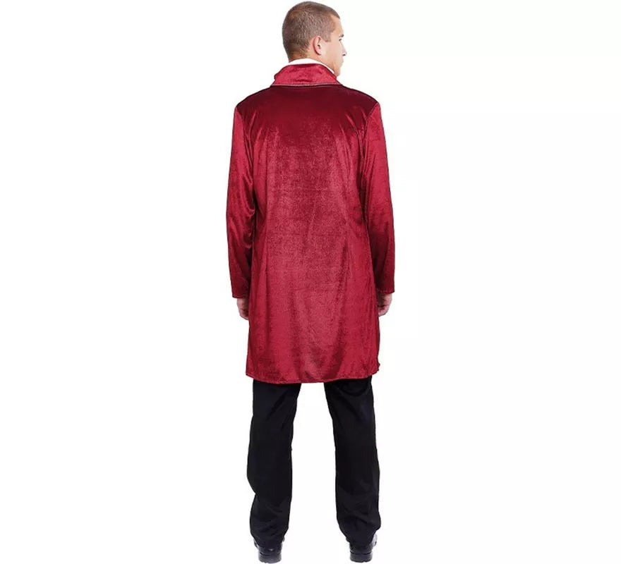 Translation missing: de.Disfraz de Duque Inglés elegante vinotinto para hombre