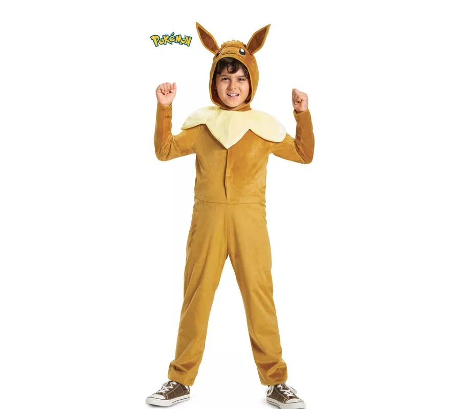 Translation missing: de.Disfraz de Eevee Pokemon con capucha clásico para niños