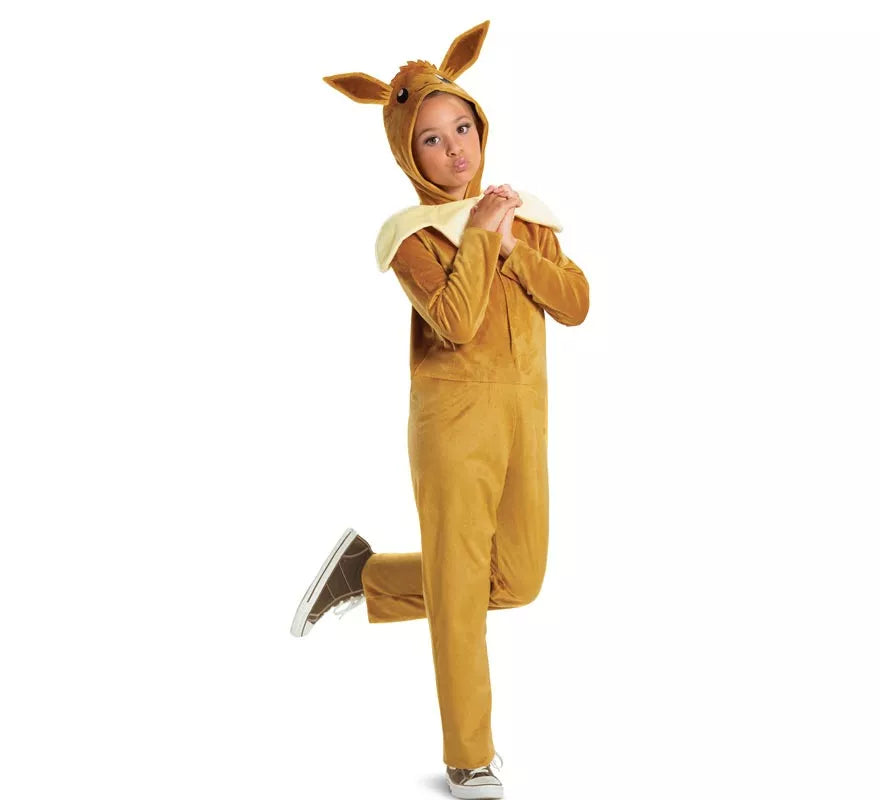 Translation missing: de.Disfraz de Eevee Pokemon con capucha clásico para niños