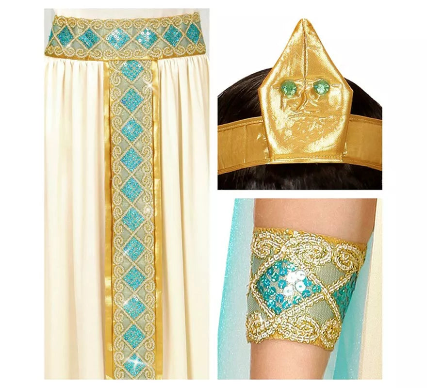 Disfraz de Egipcia Cleopatra para niña