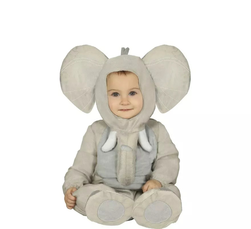 Translation missing: de.Disfraz de Elefante Gris para bebé