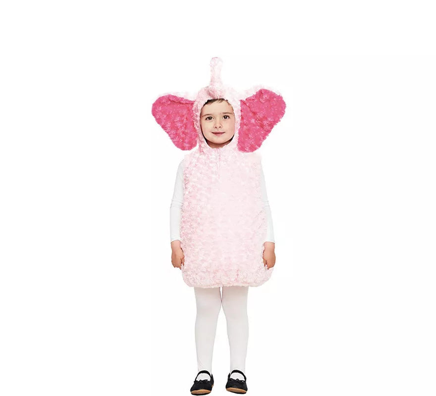 Disfraz de Elefante Rosa para niños