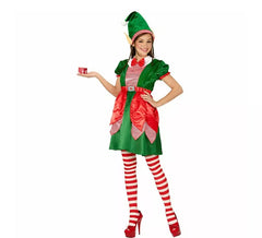 Weihnachtselfenkostüm für Damen
