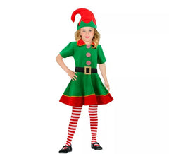 Weihnachtselfenkostüm für Mädchen